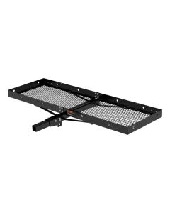 60" x 20" Black Steel Tray Cargo Carrier (Folding 2" Shank, 500 lbs.)
