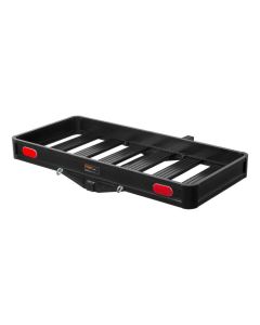 49" x 22" Black Aluminum Basket Cargo Carrier (Fixed 2" Shank, 500 lbs.)