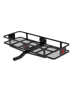 60" x 20" Black Steel Basket Cargo Carrier (Fixed 2" Shank, 500 lbs.)