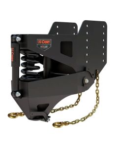 Helux Coil-Spring Gooseneck Pin Box, 5,000 lbs. Pin Weight, 20,000 lbs. Capacity