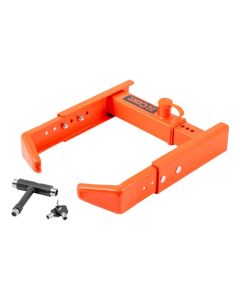 Adjustable Trailer Wheel Lock, 16.5 x 6.5-8 to 33" x 12-1/2"/R15