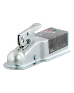 2" Straight-Tongue Coupler with Posi-Lock (3" Channel, 5,000 lbs, Zinc)