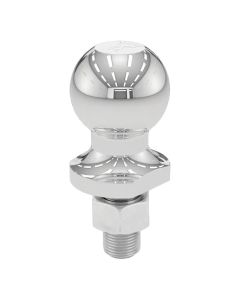  Lawn Tractor / ATV Hitch Ball - 1-7/8" - 5/8" x 1-3/4" Shank - 2,000 lbs. Capacity - Chrome
