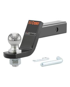 Loaded Ball Mount with 2" Ball, Imported (2" Shank, 7,500 lbs., 4" Drop)