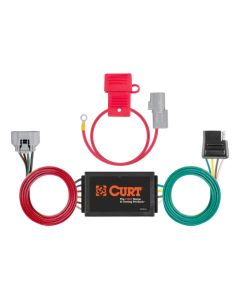 Custom Trailer Hitch Wiring Connector, 4-Way Flat Output, fits Select 2000 Toyota Tundra