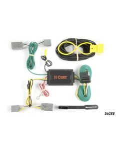 Custom Trailer Hitch Wiring Harness, 4-Way Flat Output, fits 2010-23 Ford Mustang