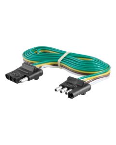 4-Way Flat Connector/Extension Plug & Socket with 72" Wires