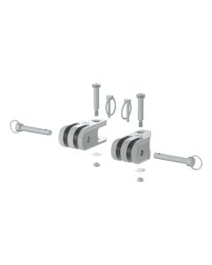 Curt Heavy-Duty 3-Lug Tow Bar Shackle Ends, 2 Pack, Fit Curt Rambler and Seeker Tow Bars