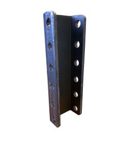 5 Position Channel Bracket, Raw Finish, Laser Cut For Adjustable Couplers