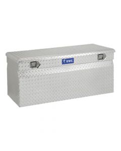 UWS (EC20261) Bright Aluminum 48" Cargo Carrier Utility Chest Box (Heavy Packaging)