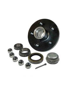 Trailer Hub Assembly  5 on 5" Bolt Circle, 1,750lb Capacity for 1-3/8" To 1-1/16" Tappered Spindle for 3,500 lb. Axle