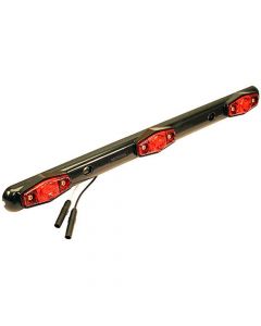 LED Identification Light Bar with Black Base - 17"