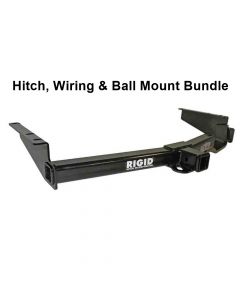 Rigid Hitch (R3-0392) Class III 2 Inch Receiver Trailer Hitch Bundle - Includes Ball Mount and Custom Wiring Harness fits 2004-2006 Lexus RX330