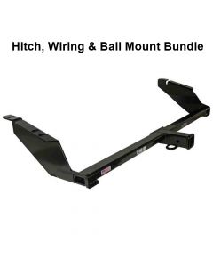 Rigid Hitch (R3-0393) Class III 2 Inch Receiver Trailer Hitch Bundle - Includes Ball Mount and Custom Wiring Harness fits 2011-2014 Toyota Sienna