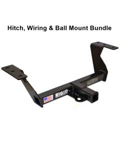 Rigid Hitch R3-0522 Class III 2 Inch Receiver Trailer Hitch Bundle - Includes Ball Mount and Custom Wiring Harness - fits 2019-2025 Subaru Forester