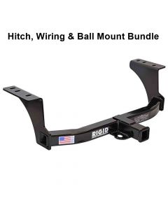 Rigid Hitch R3-0869-4KBW - Class III 2 Inch Receiver Trailer Hitch Bundle - Includes Ball Mount and Custom Wiring Harness - fits 2018-2024 GMC Terrain & Chevy Equinox (No Diesel) 