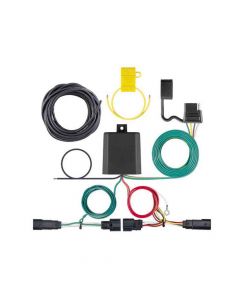 T-Connector Custom Wiring Harness, 4-Way Flat Output, Select Jeep Cherokee