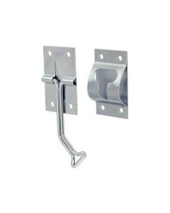 Zinc Plated Wire Door Holder with 4 Inch Arm