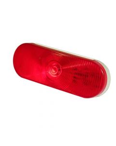 ONE&trade; LED Trailer Tail Light - 6 Inch Oval - Red