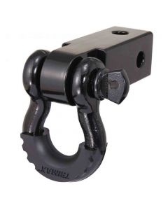 Black Tow Strap Shackle Mount for 2 Inch Receivers