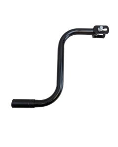 Replacement Sidewind Crank Handle for RAM or Bulldog Square (Direct Weld) Jacks (TJD-12000-HD) with 3" Rigid Hitch Logo Decal