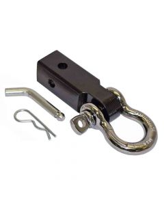 Rigid Hitch (TSM-22-C) Shackle Mount  with Chrome Shackle for 2 Inch Receivers - 13,000 lbs. Working Load Limit - Made in USA