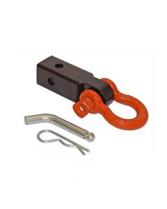 Rigid Hitch (TSM-22-D) 2 Inch Receiver Hitch Mounted Shackle - 13,000 lbs. Working Load Limit - Made in USA