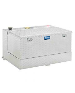 UWS 75 Gallon L-Shape Bright Aluminum Transfer Tank And Tool Box Combo