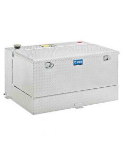 UWS 85 Gallon L-Shape Bright Aluminum Transfer Tank And Tool Box Combo