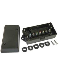 ABS Electrical Junction Box With 7 Color Coded Terminals
