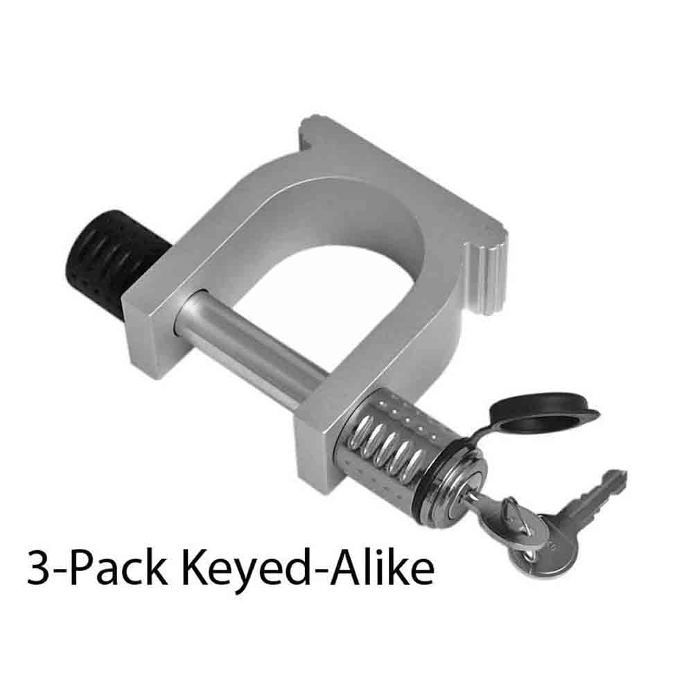 Deadbolt Fifth Wheel Kingpin Lock - 3-Pack Keyed-Alike