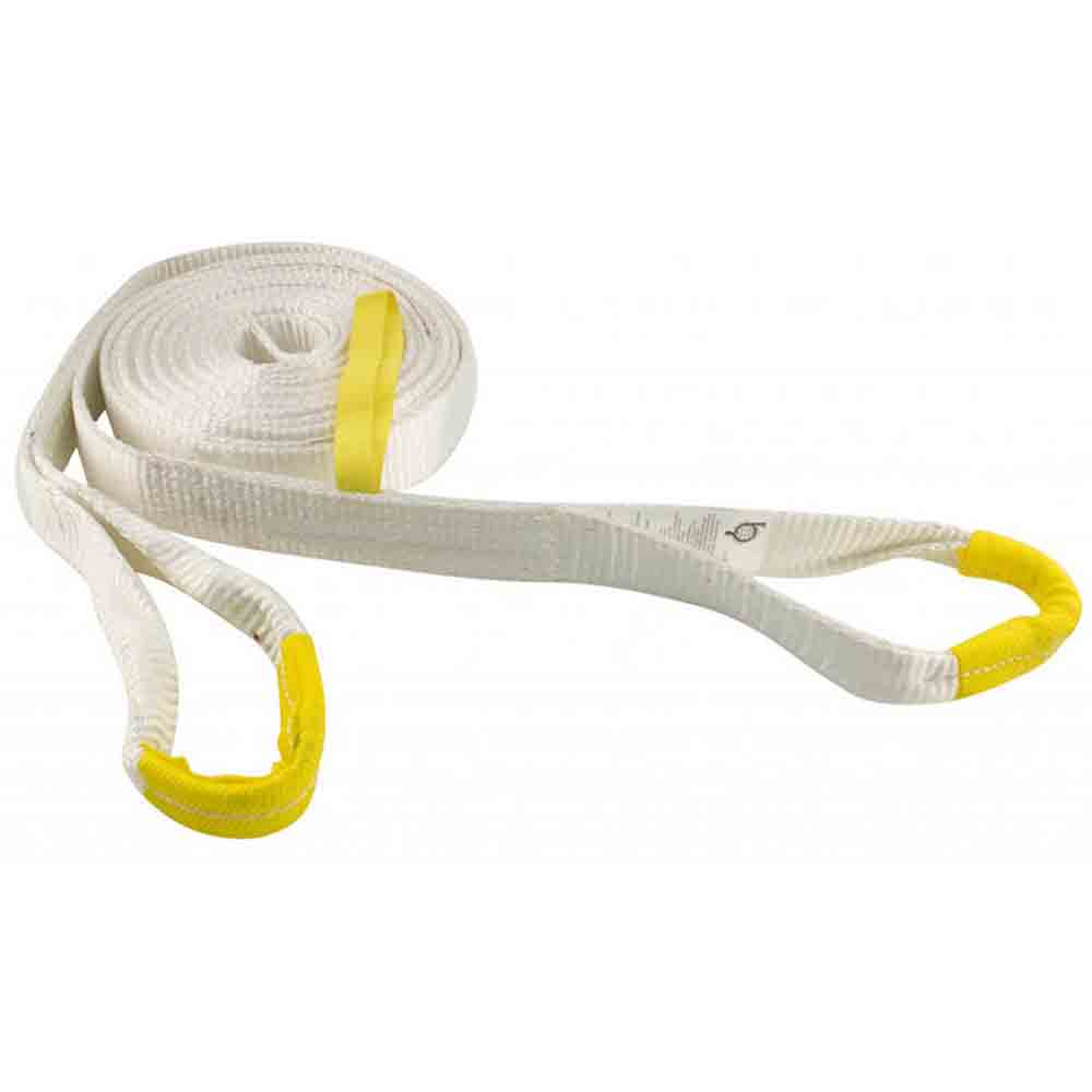 Erickson 2 inch x 30 Foot Recovery Strap with Looped Ends - 18,000 Breaking Strength