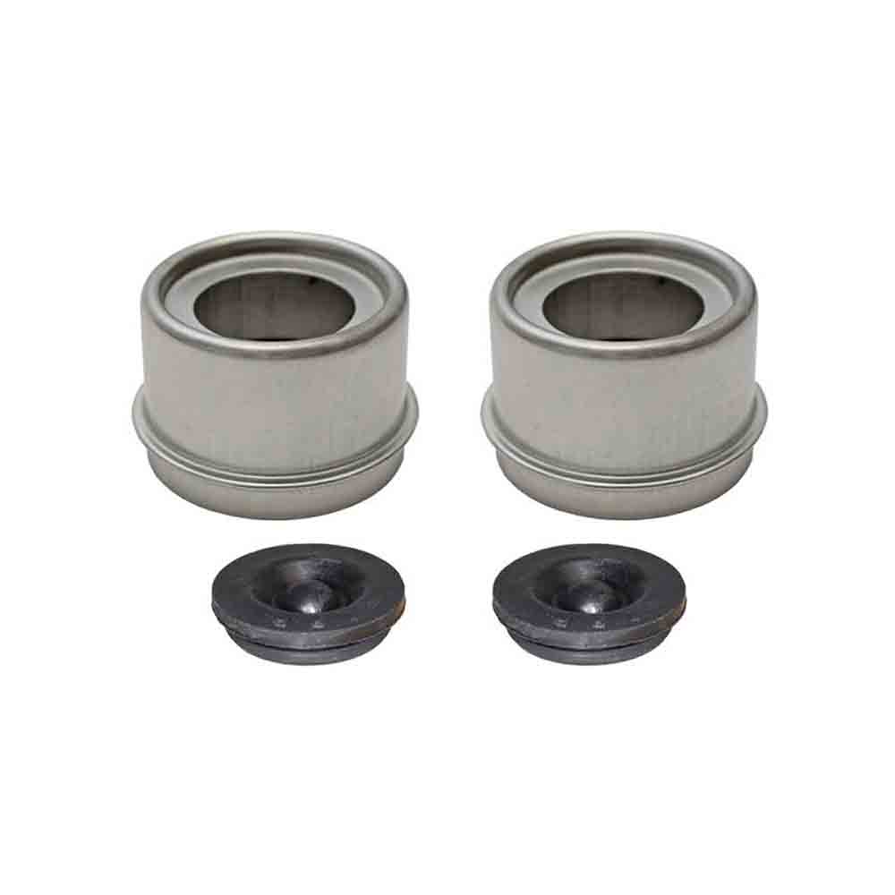 E-Z Lube Grease Caps with Rubber Plugs Pair