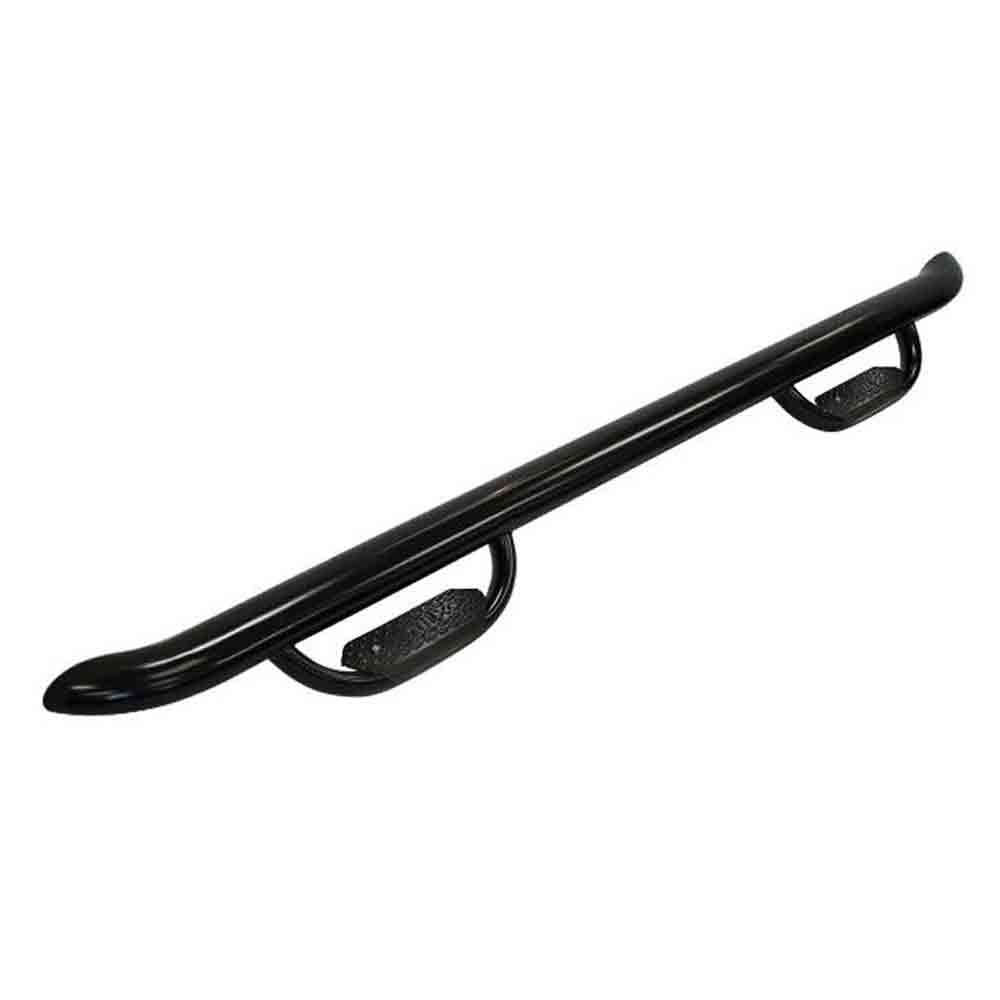Westin 20-3725 GenX 4 Inch Oval Tube Drop Steps, Black Powder Coat, Rocker Mount fit 2014-15 Chevy/GMC 1500, 2015-2017 2500HD, 3500 - Crew Cab Models