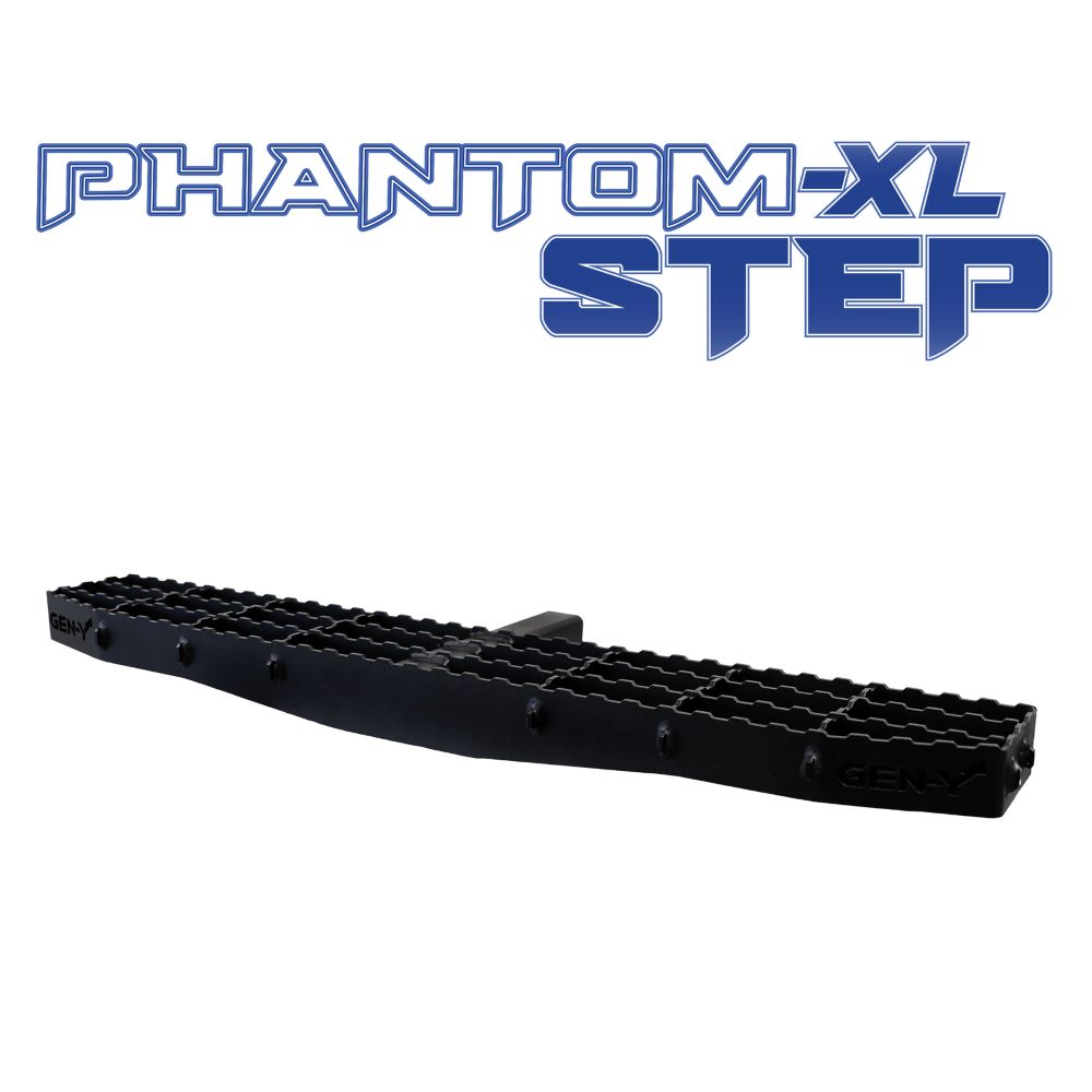 GEN-Y Phantom Heavy Duty Serrated XL Step, 600 lb. Capacity fits 2