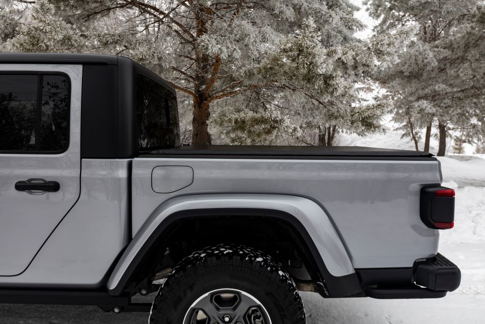 Access Lorado Roll-Up Tonneau Cover fits Select Jeep Gladiator 5' Box w/ Trail Rails