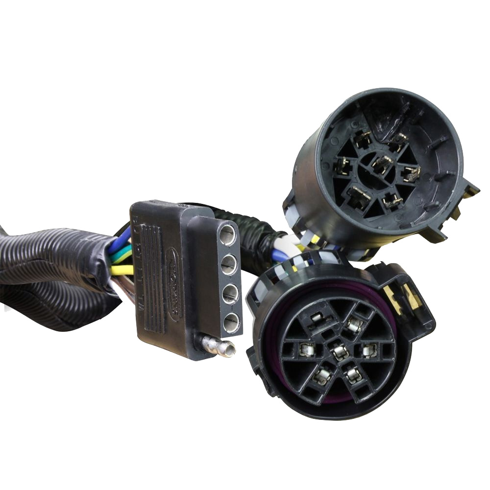 OEM Connector to 5-Flat Connector Fits Select Vehicles with Factory 7-Way DODGE / FORD / GM / HONDA /JEEP / RAM