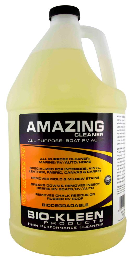 Bio-Kleen Amazing Cleaner - Biodegradable Vinyl, Leather, Fabric & Rubber Cleaner - 1 Gallon Bottle