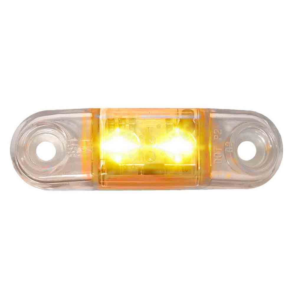 Clear Mini Amber Clearance/Side Marker Light