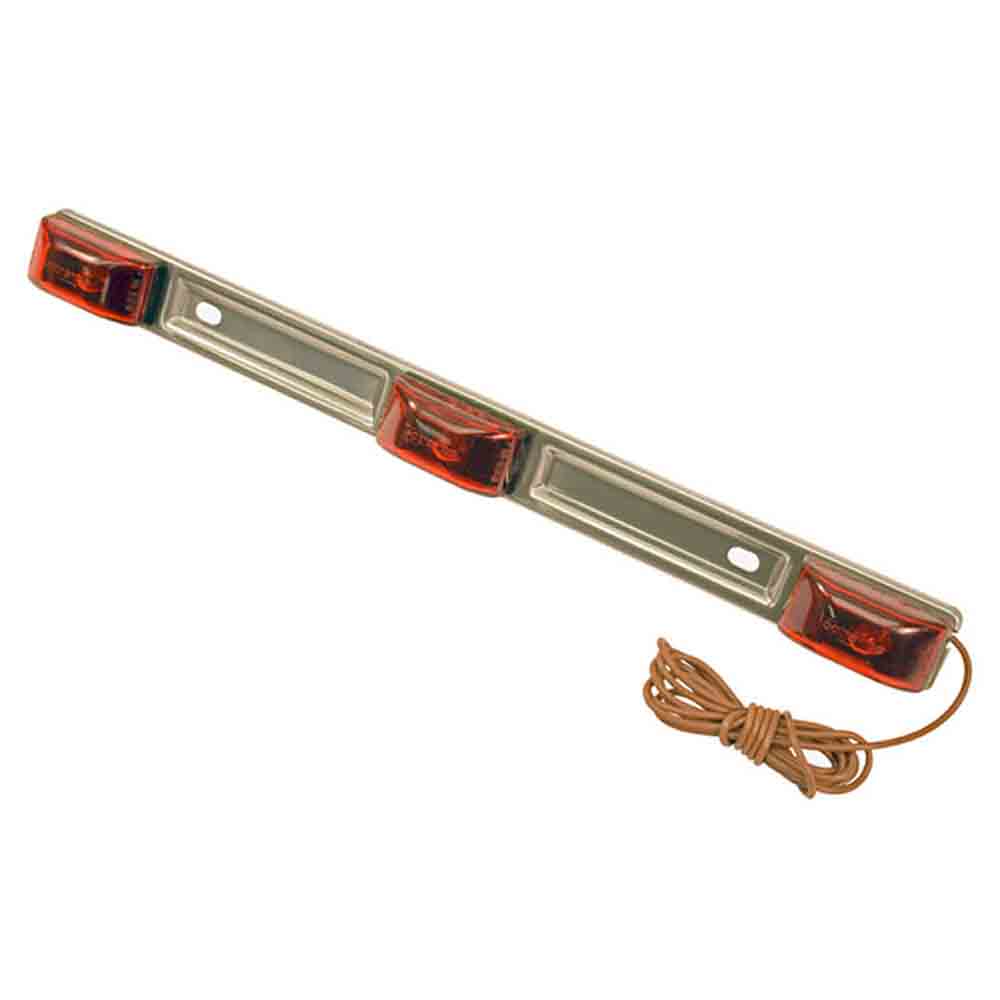 Sealed Identification Light Bar - Red