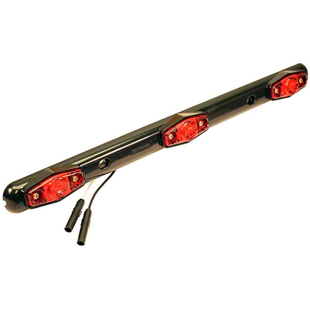 LED Identification Light Bar with Black Base - 17