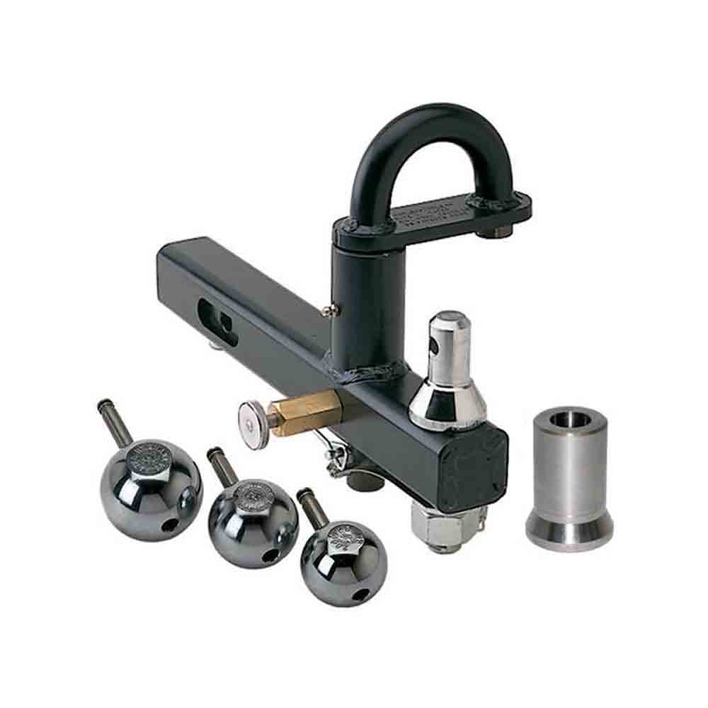 Cushioned Pintle Hook with Interchangeable Stainless Steel Balls