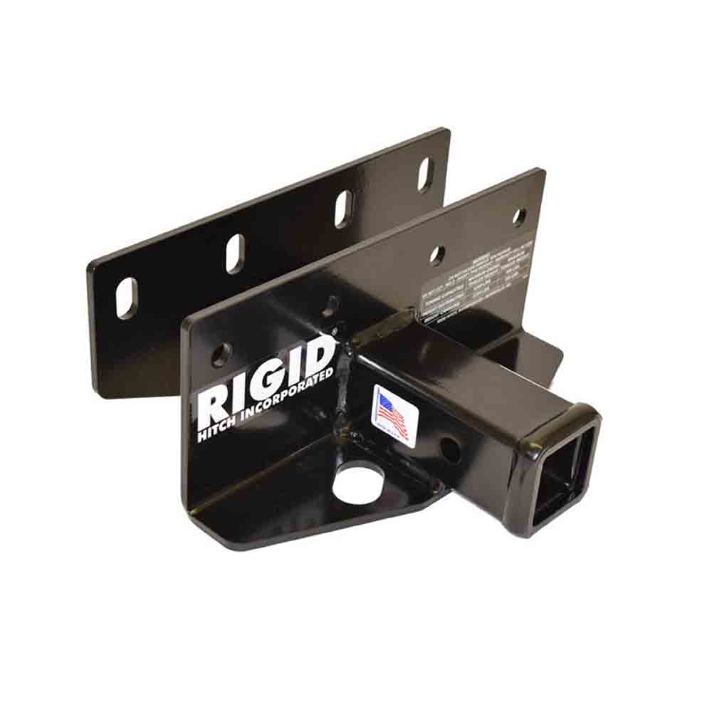 Rigid Hitch (R3-0162) Class III 2 Inch Receiver Hitch fits 2007-2024 Jeep Wrangler (Except Diesel Models)  - Made in USA