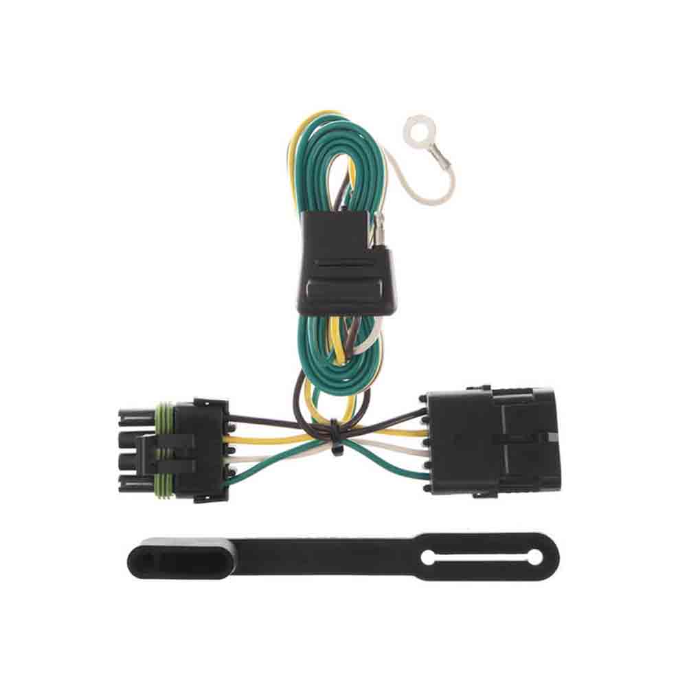 Rigid T-Connector Fits Select GMC C1500, C2500, C3500, K1500, K2500, K3500 to 4-Way Flat Plug