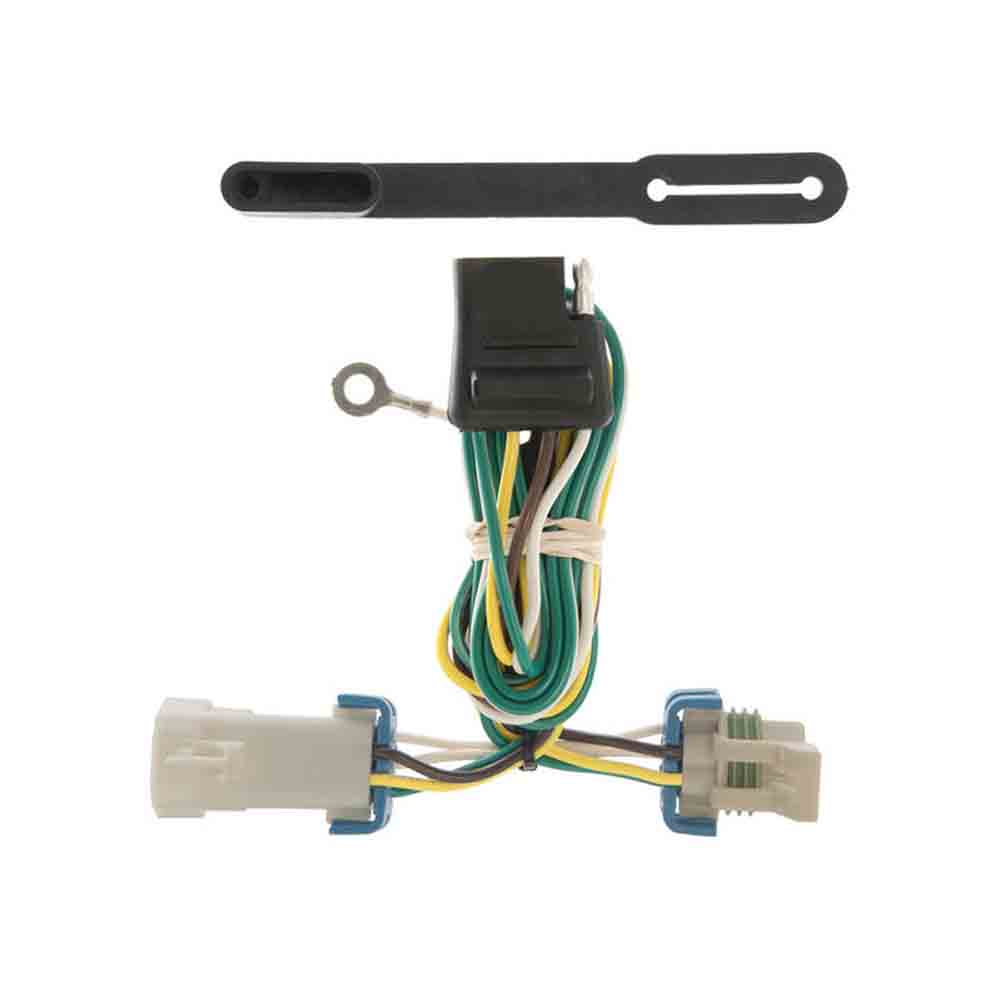 Rigid T-Connector Custom Wiring, 4-Way Flat, Select Chevrolet S-10, GMC Sonoma, Isuzu Hombre