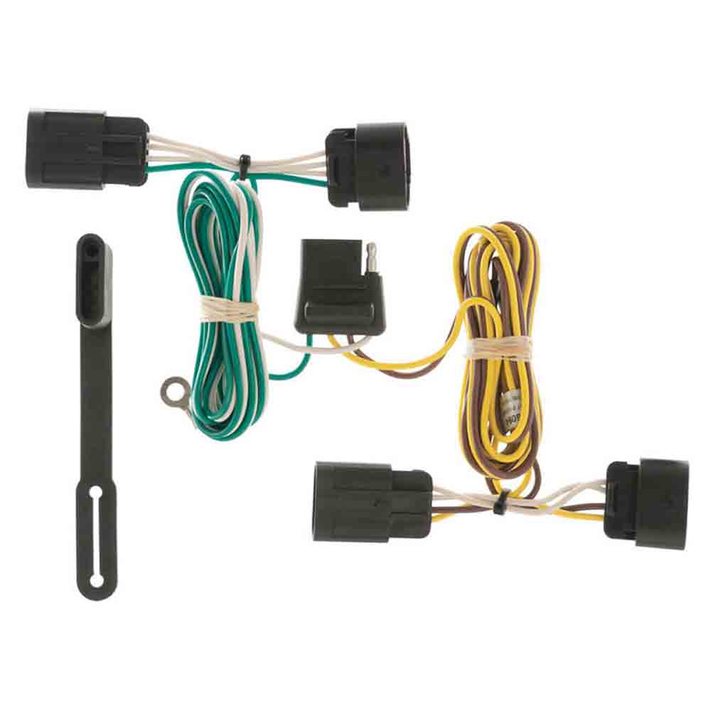 T-Connector Custom Wiring Harness, 4-Way Flat Output fits 2010-2017 Chevrolet Equinox & GMC  Terrain