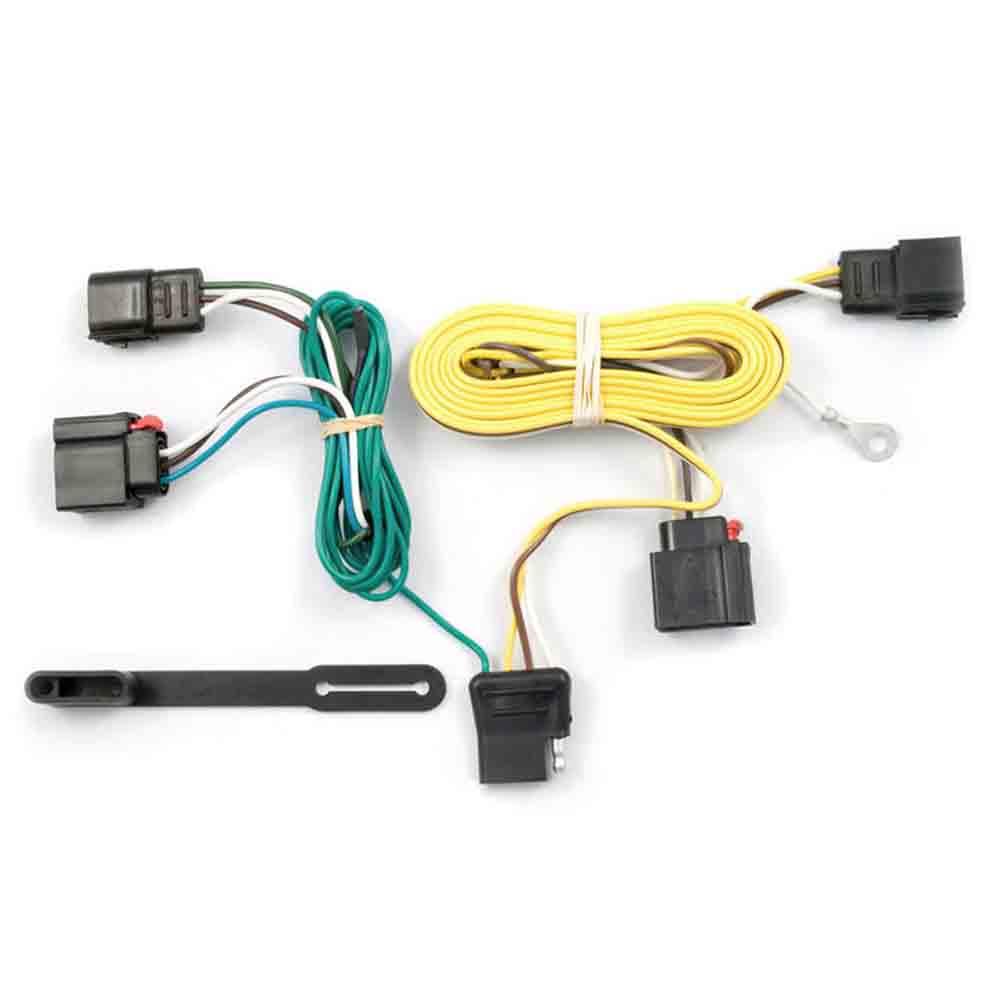 T-Connector Custom Wiring Harness, (RE-61117) 4-Way Flat Output fits 2007-13 Jeep Grand Cherokee