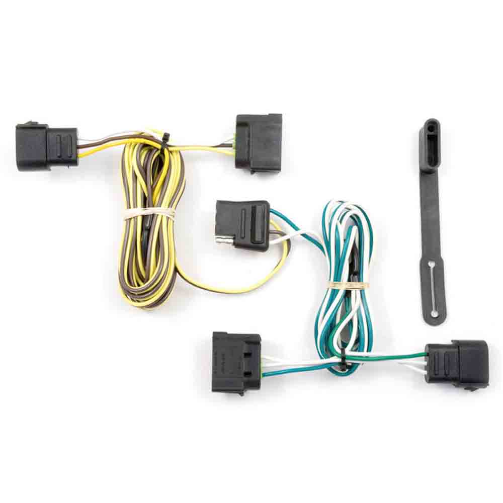 T-Connector Custom Wiring, 4-Way Flat Output, Select Ford E-150, E-250, E-350 Super Duty
