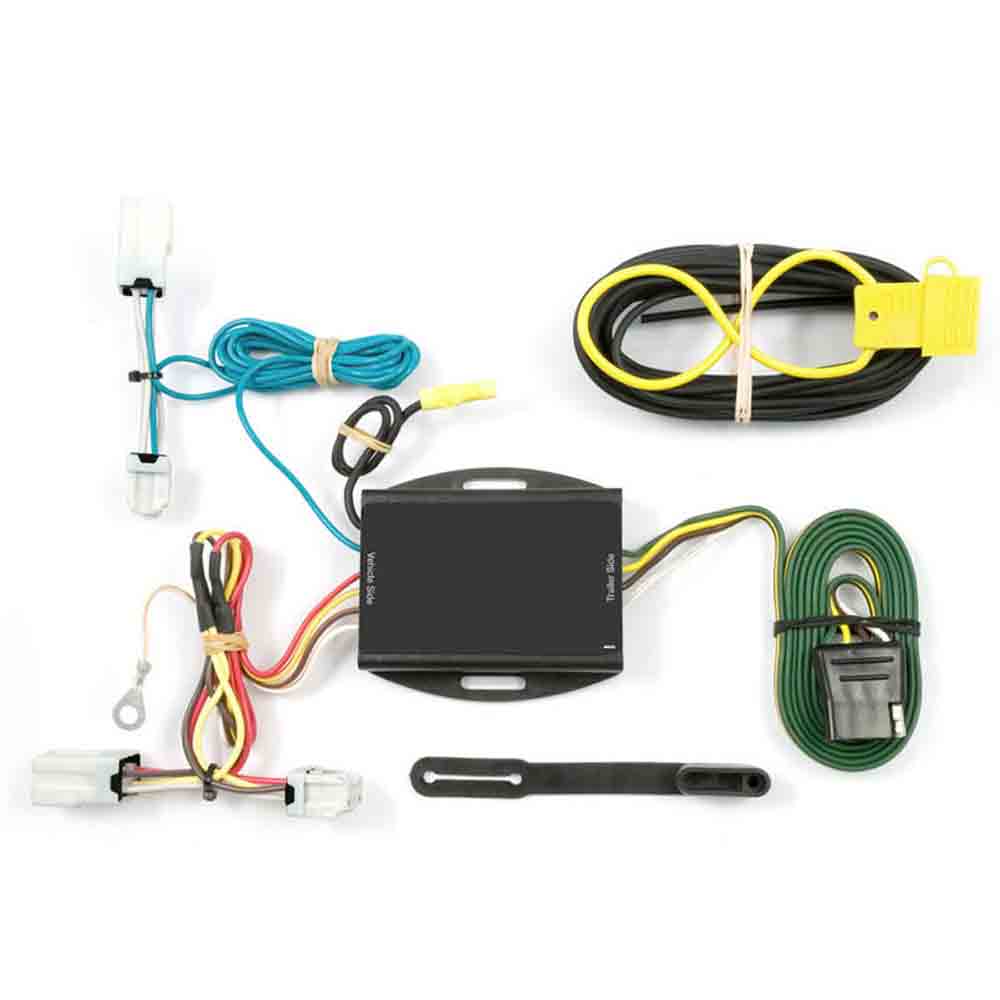 Rigid T-Connector Custom Wiring Harness, 4-Way Flat Output, Select Nissan Altima, Maxima, Sentra