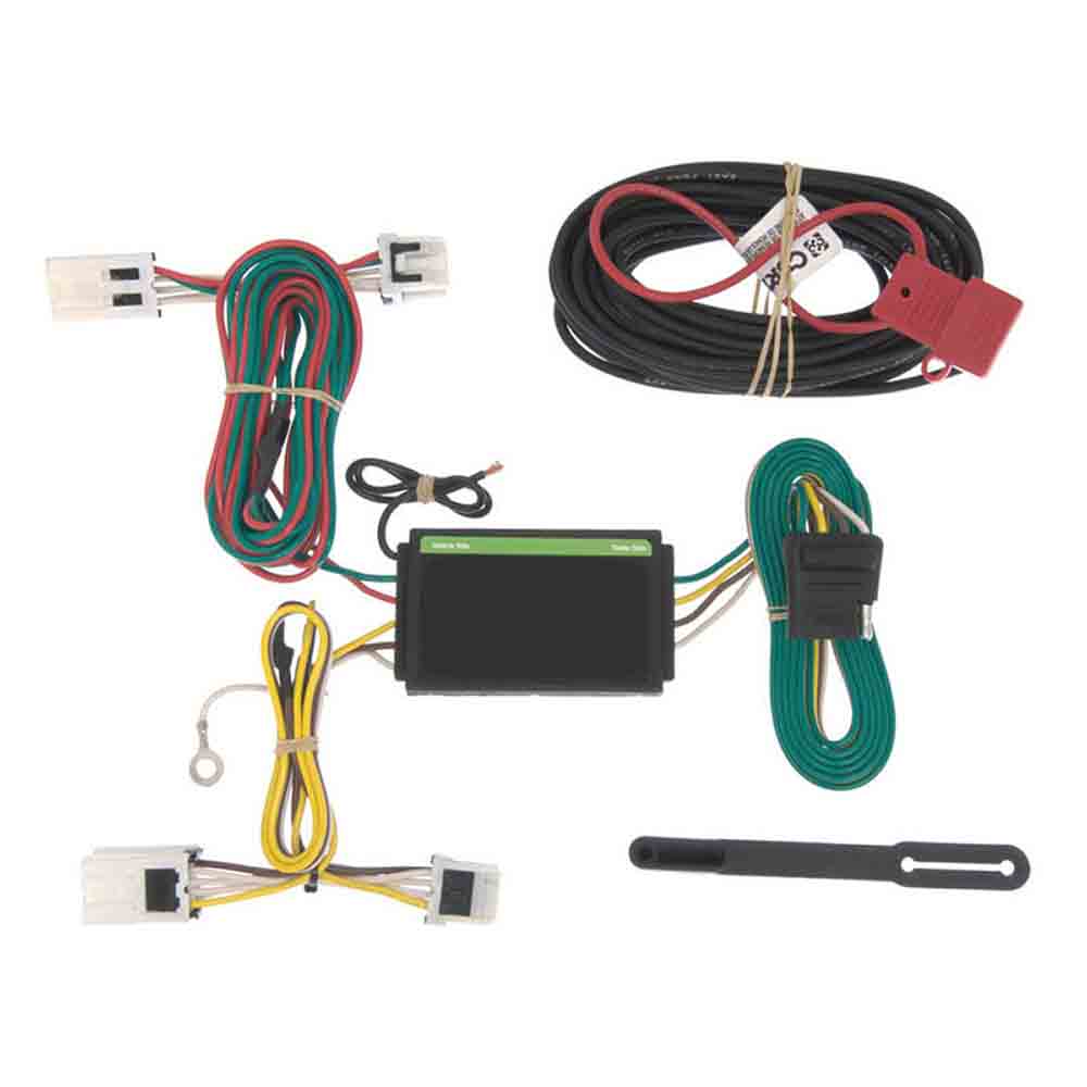 T-Connector Custom Wiring Harness, 4-Way Flat Output, Select Nissan NV1500, NV2500, NV3500